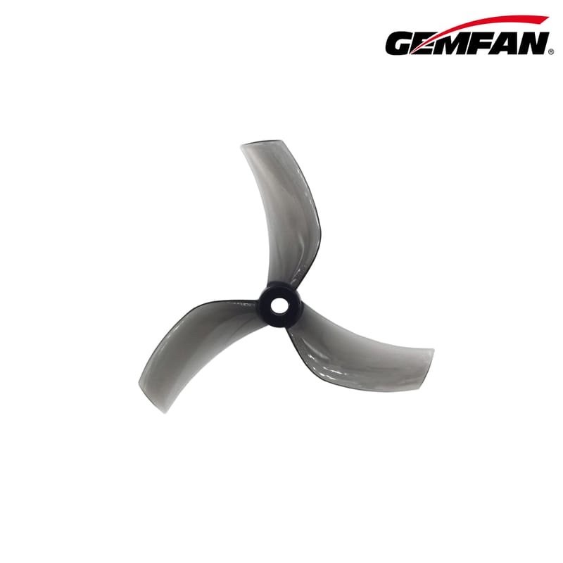 Hélices Gemfan D90-3 de 3.5 pulgadas tripala para cinewhoop vistas de frente